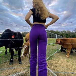 Vintage Purple Roper Jeans